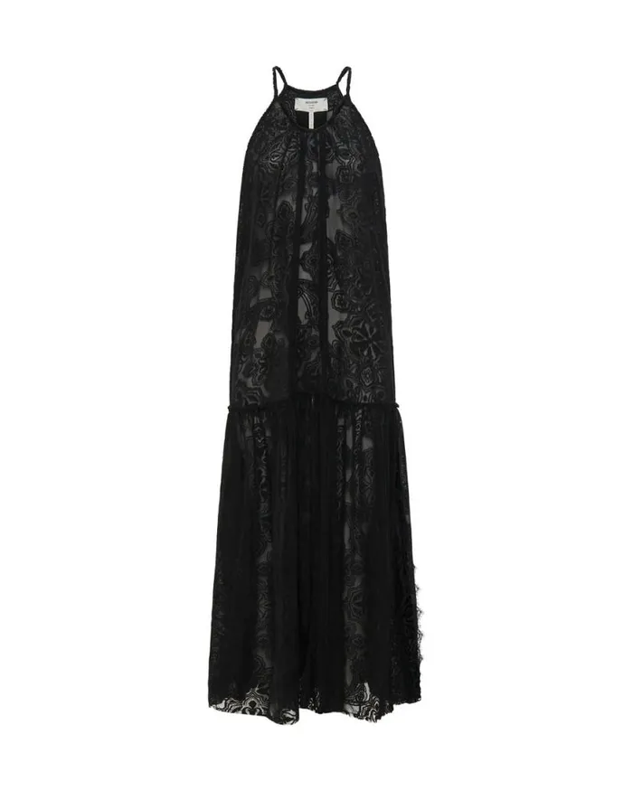 Women One Teaspoon Midi and Maxi Dresses WESTERN DEFIANCE LONG SLIP DRESS Women One Teaspoon Midi and Maxi Dresses WESTERN DEFIANCE LONG SLIP DRESS