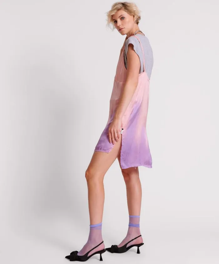 Women One Teaspoon Mini Dresses ACID CANDY DIP DYE MINI SLIP DRESS Women One Teaspoon Mini Dresses ACID CANDY DIP DYE MINI SLIP DRESS