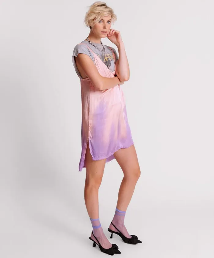 Women One Teaspoon Mini Dresses ACID CANDY DIP DYE MINI SLIP DRESS Women One Teaspoon Mini Dresses ACID CANDY DIP DYE MINI SLIP DRESS