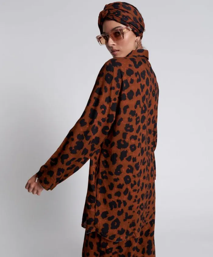 Women One Teaspoon Mini Dresses ANIMAL ANARCHY TUX TUNIC Women One Teaspoon Mini Dresses ANIMAL ANARCHY TUX TUNIC