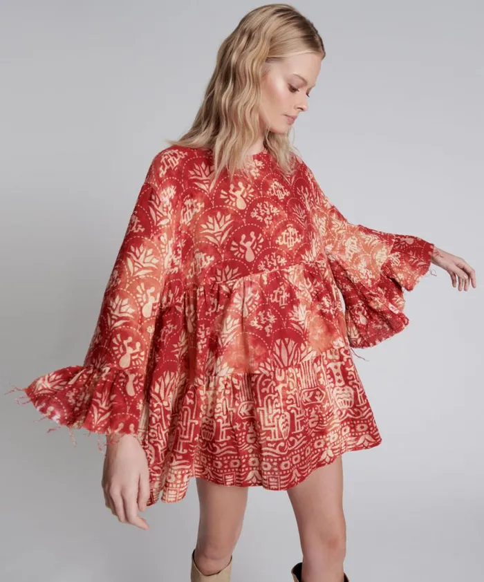Women One Teaspoon Mini Dresses BABYLON GARDEN MAGIQUE DRESS Women One Teaspoon Mini Dresses BABYLON GARDEN MAGIQUE DRESS