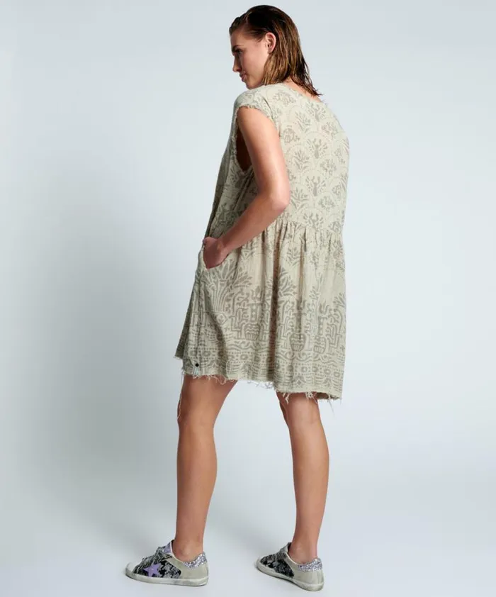 Women One Teaspoon Mini Dresses BABYLON GARDENS ISLAND DRESS Women One Teaspoon Mini Dresses BABYLON GARDENS ISLAND DRESS
