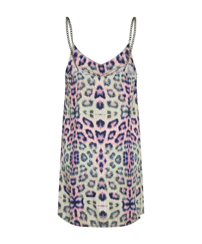 Women One Teaspoon Mini Dresses COLLISION MINI SLIP DRESS