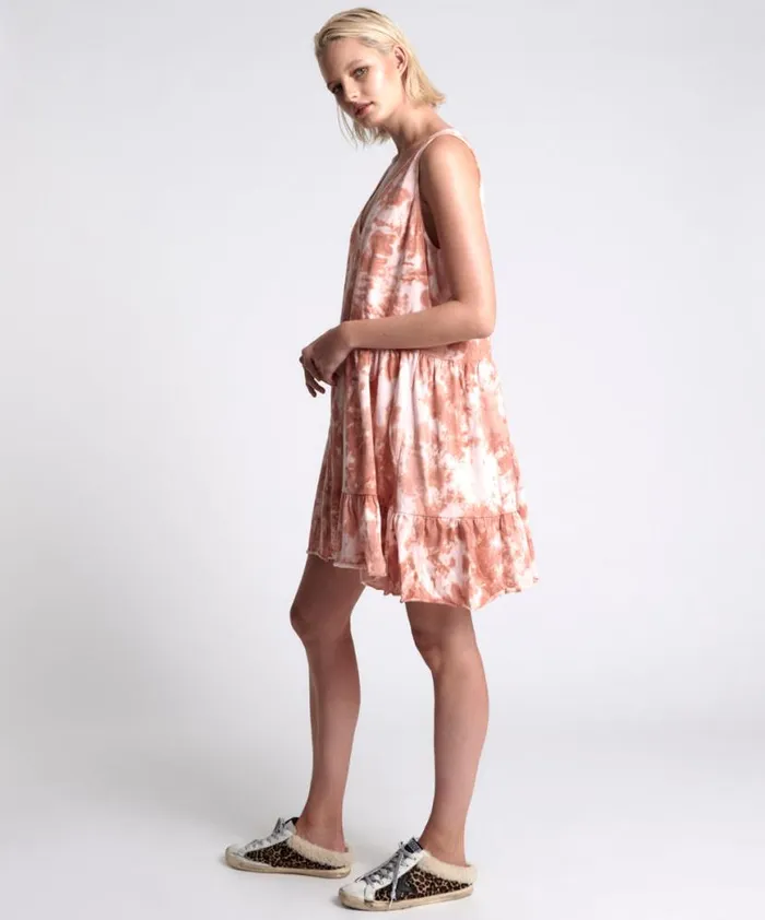 Women One Teaspoon Mini Dresses GYPSY TIE DYE SMOKE JERSEY DRESS Women One Teaspoon Mini Dresses GYPSY TIE DYE SMOKE JERSEY DRESS