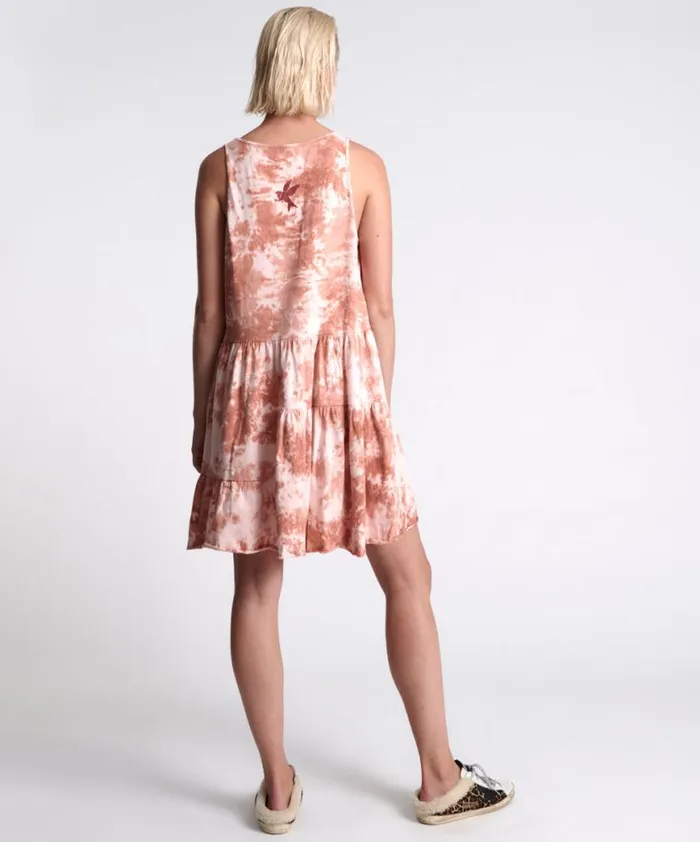 Women One Teaspoon Mini Dresses GYPSY TIE DYE SMOKE JERSEY DRESS Women One Teaspoon Mini Dresses GYPSY TIE DYE SMOKE JERSEY DRESS