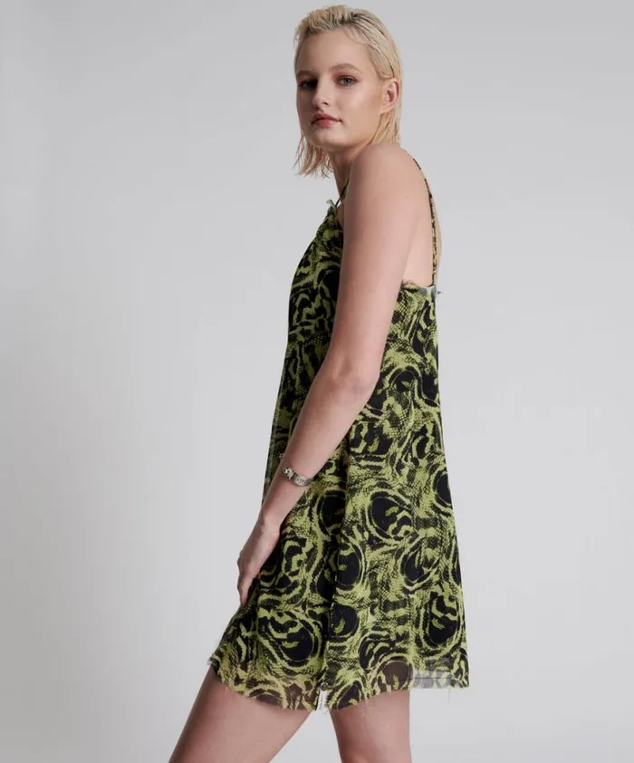 Women One Teaspoon Mini Dresses MYSTERIOUS SNAKE EYE SLIP DRESS Women One Teaspoon Mini Dresses MYSTERIOUS SNAKE EYE SLIP DRESS