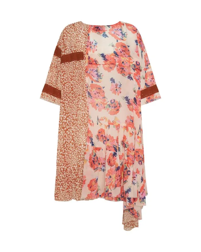 Women One Teaspoon Mini Dresses NIGHT DANCE ASYMMETRIC DRESS Women One Teaspoon Mini Dresses NIGHT DANCE ASYMMETRIC DRESS