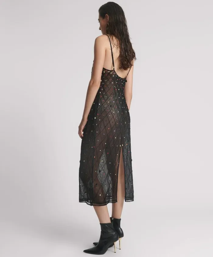 Women One Teaspoon Mini Dresses STELLAR JEWEL HAND BEADED SLIP DRESS Women One Teaspoon Mini Dresses STELLAR JEWEL HAND BEADED SLIP DRESS