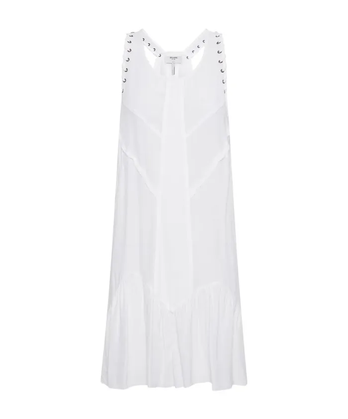 Women One Teaspoon Mini Dresses WHITE LACED CHARLESTON TIERED DRESS Women One Teaspoon Mini Dresses WHITE LACED CHARLESTON TIERED DRESS