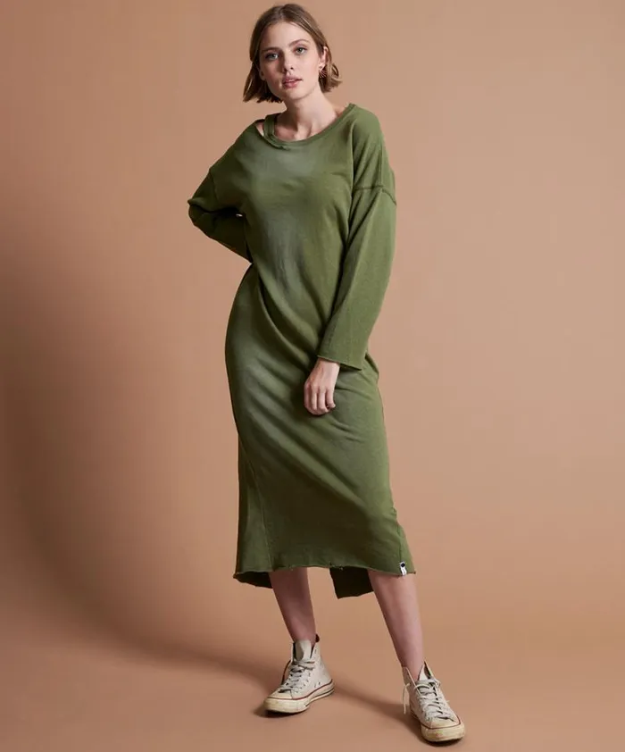 Women One Teaspoon Organic Tees ORGANIC COTTON AND HEMP DRESS