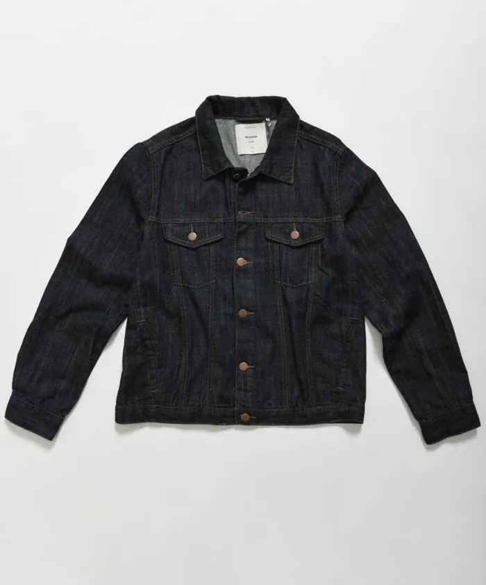 Women One Teaspoon Organic Tees ORGANIC RAW BANDIT TRUCKER JACKET BLUE Women One Teaspoon Organic Tees ORGANIC RAW BANDIT TRUCKER JACKET BLUE