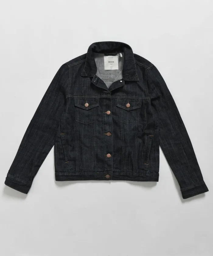 Women One Teaspoon Organic Tees ORGANIC RAW BANDIT TRUCKET JACKET BLUE Women One Teaspoon Organic Tees ORGANIC RAW BANDIT TRUCKET JACKET BLUE