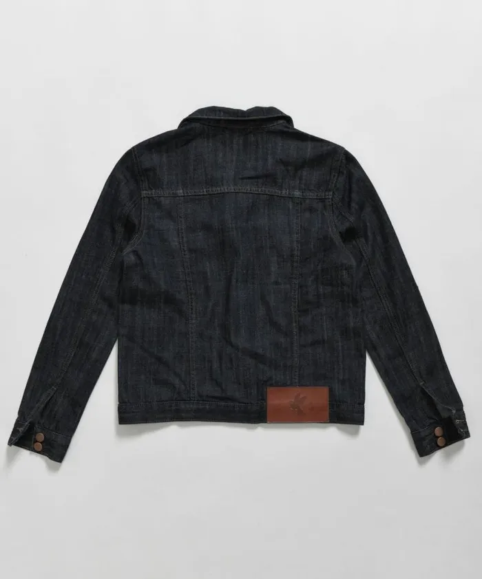 Women One Teaspoon Organic Tees ORGANIC RAW BANDIT TRUCKET JACKET BLUE Women One Teaspoon Organic Tees ORGANIC RAW BANDIT TRUCKET JACKET BLUE