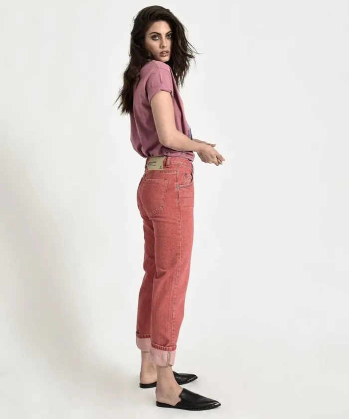 Women One Teaspoon Organic Tees ORGANIC RED AWESOME BAGGIES HIGH WAIST STRAIGHT LEG JEANS Women One Teaspoon Organic Tees ORGANIC RED AWESOME BAGGIES HIGH WAIST STRAIGHT LEG JEANS
