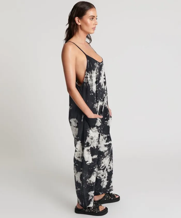 Women One Teaspoon Organic Tees TIE DYE ORGANIC SAVASNA JUMPSUIT Women One Teaspoon Organic Tees TIE DYE ORGANIC SAVASNA JUMPSUIT