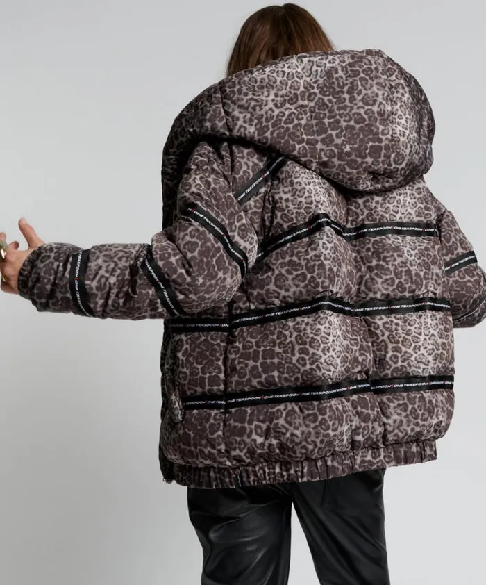 Women One Teaspoon Puffa Jackets ADDICTED ANIMAL PUFFA JACKET Women One Teaspoon Puffa Jackets ADDICTED ANIMAL PUFFA JACKET