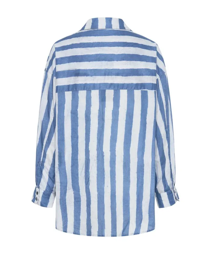Women One Teaspoon Shirts DREAMLAND STRIPE DARIA SHIRT