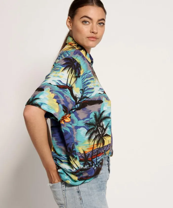 Women One Teaspoon Shirts HAWAIIAN SHIRT MULTI Women One Teaspoon Shirts HAWAIIAN SHIRT MULTI