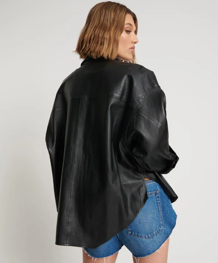 Women One Teaspoon Shirts LAST KISS LEATHER DARIA SHACKET Women One Teaspoon Shirts LAST KISS LEATHER DARIA SHACKET