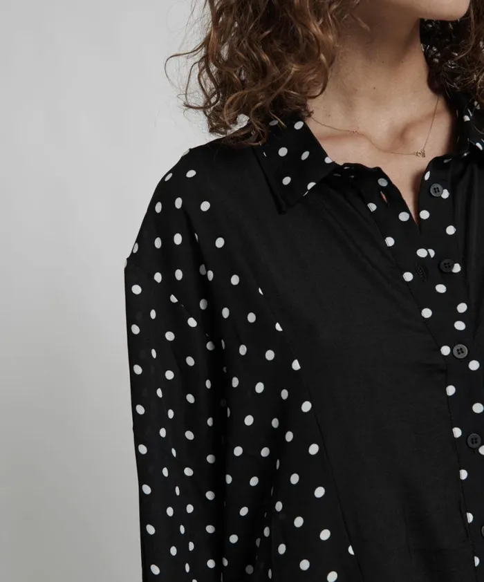 Women One Teaspoon Shirts LEXINGTON TUXEDO SHIRT Women One Teaspoon Shirts LEXINGTON TUXEDO SHIRT