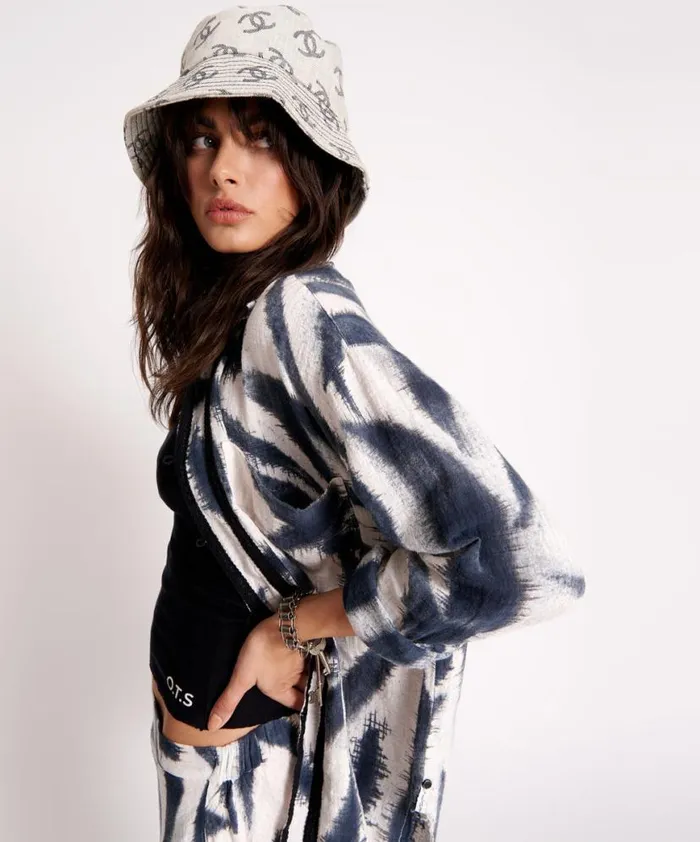 Women One Teaspoon Shirts RUNAWAY MUSLIN LONGLINE SHIRT Women One Teaspoon Shirts RUNAWAY MUSLIN LONGLINE SHIRT