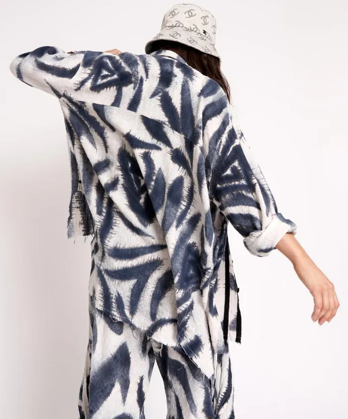 Women One Teaspoon Shirts RUNAWAY MUSLIN LONGLINE SHIRT Women One Teaspoon Shirts RUNAWAY MUSLIN LONGLINE SHIRT