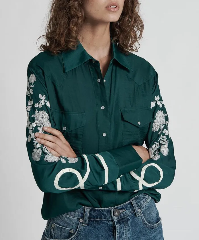 Women One Teaspoon Shirts SAN CERENA SHIRT 0 Women One Teaspoon Shirts SAN CERENA SHIRT 0