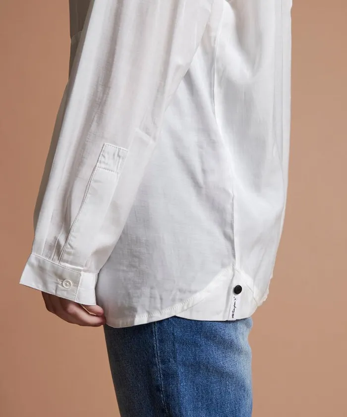 Women One Teaspoon Shirts SHEER TUX MAN SHIRT
