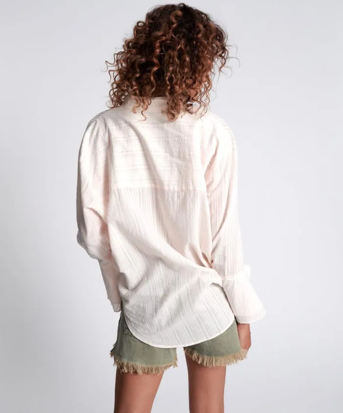 Women One Teaspoon Shirts STRIPE FANTASIE SHIRT Women One Teaspoon Shirts STRIPE FANTASIE SHIRT