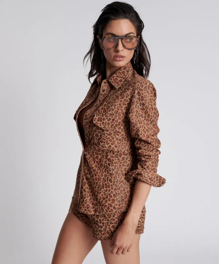 Women One Teaspoon Shirts WILD THING SUEDE SHACKET Women One Teaspoon Shirts WILD THING SUEDE SHACKET
