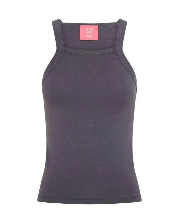 Women One Teaspoon Tees and Tanks BAMBOO LOGO LONGLINE RALLY TANK Women One Teaspoon Tees and Tanks BAMBOO LOGO LONGLINE RALLY TANK