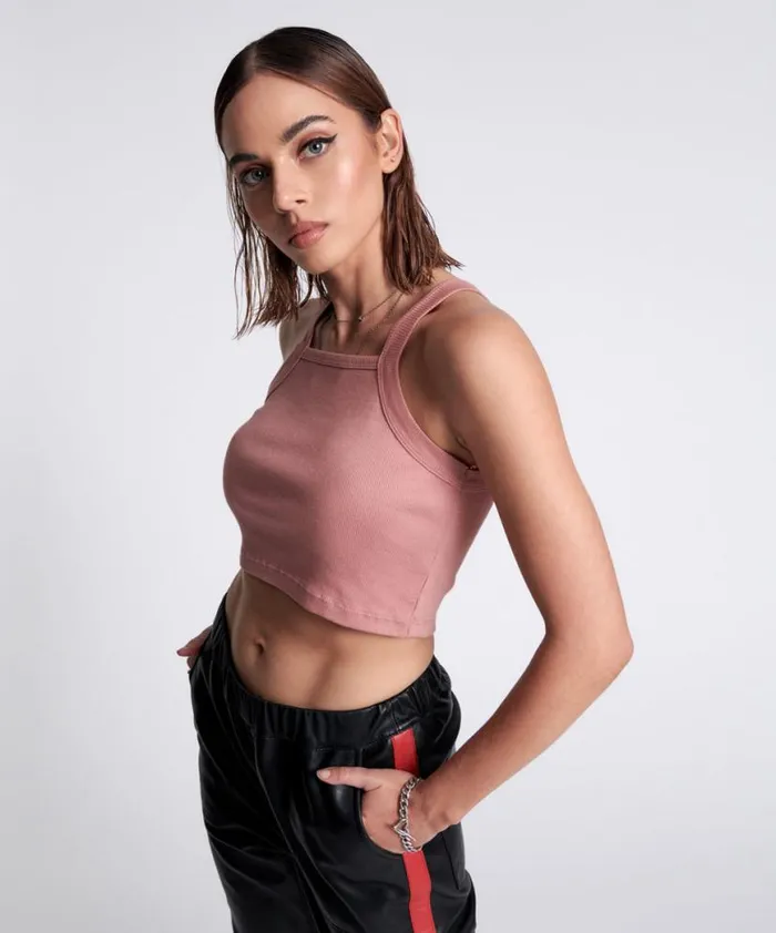 Women One Teaspoon Tees and Tanks BAMBOO LOGO RALLY TANK Women One Teaspoon Tees and Tanks BAMBOO LOGO RALLY TANK