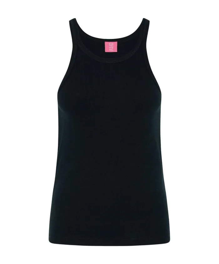 Women One Teaspoon Tees and Tanks BLACK ONE TEASPOON BASIC SINGLET Women One Teaspoon Tees and Tanks BLACK ONE TEASPOON BASIC SINGLET