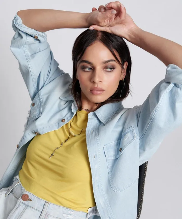 Women One Teaspoon Tees and Tanks BLAZING YELLOW LOGO FITTED TEE Women One Teaspoon Tees and Tanks BLAZING YELLOW LOGO FITTED TEE