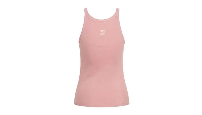 Women One Teaspoon Tees and Tanks BLUSH BAMBOO LOGO SINGLET Women One Teaspoon Tees and Tanks BLUSH BAMBOO LOGO SINGLET
