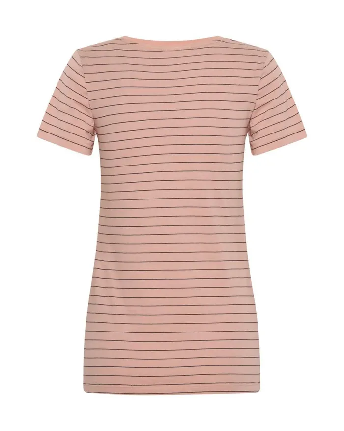 Women One Teaspoon Tees and Tanks BOWER BIRD EMBROIDERED LOGO FITTED TEE PINK Women One Teaspoon Tees and Tanks BOWER BIRD EMBROIDERED LOGO FITTED TEE PINK