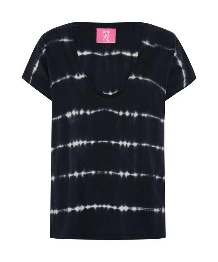 Women One Teaspoon Tees and Tanks ECLIPSE HAND DYED ORGANIC SCOOP NECK TEE Women One Teaspoon Tees and Tanks ECLIPSE HAND DYED ORGANIC SCOOP NECK TEE