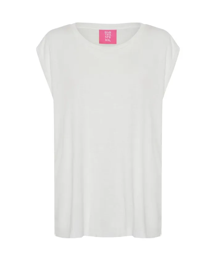 Women One Teaspoon Tees and Tanks FRESH WHITE BAMBOO LOGO UNISEX TANK Women One Teaspoon Tees and Tanks FRESH WHITE BAMBOO LOGO UNISEX TANK
