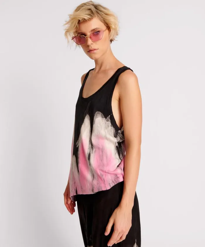 Women One Teaspoon Tees and Tanks HAND DYED ICECREAM DADDIO SINGLET