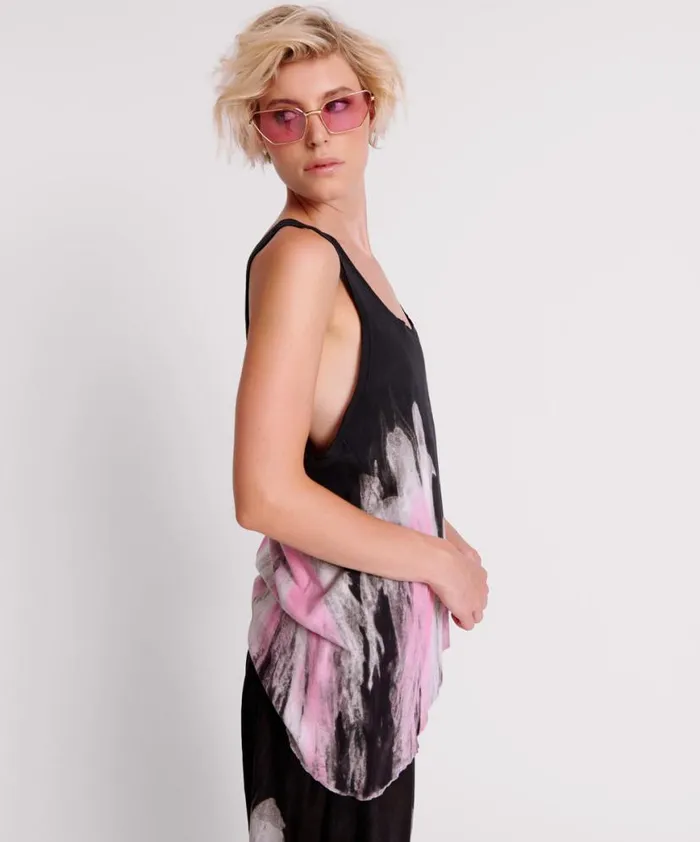 Women One Teaspoon Tees and Tanks HAND DYED ICECREAM DADDIO SINGLET