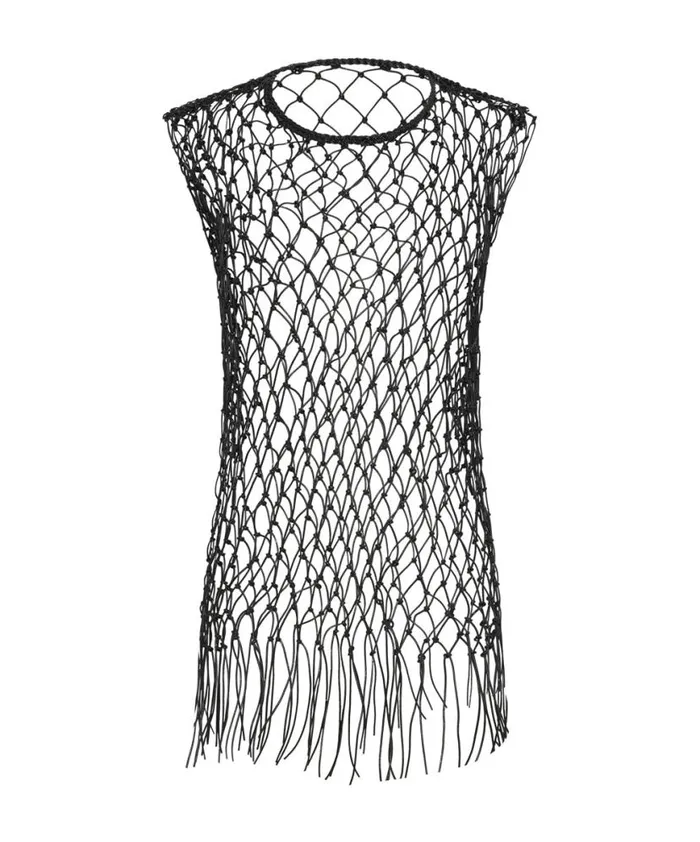 Women One Teaspoon Tees and Tanks HAND MADE LEATHER CHAIN TOP Women One Teaspoon Tees and Tanks HAND MADE LEATHER CHAIN TOP
