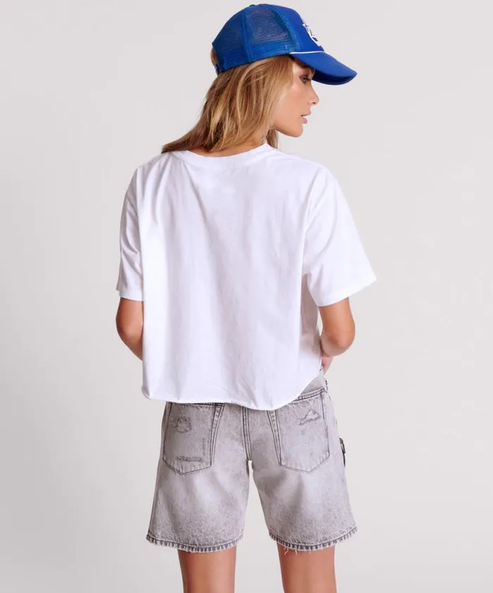 Women One Teaspoon Tees and Tanks HOWDY BOXY CROP TEE Women One Teaspoon Tees and Tanks HOWDY BOXY CROP TEE