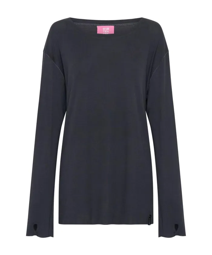 Women One Teaspoon Tees and Tanks JAGGER BOYFRIEND LONG SLEEVE TEE Women One Teaspoon Tees and Tanks JAGGER BOYFRIEND LONG SLEEVE TEE