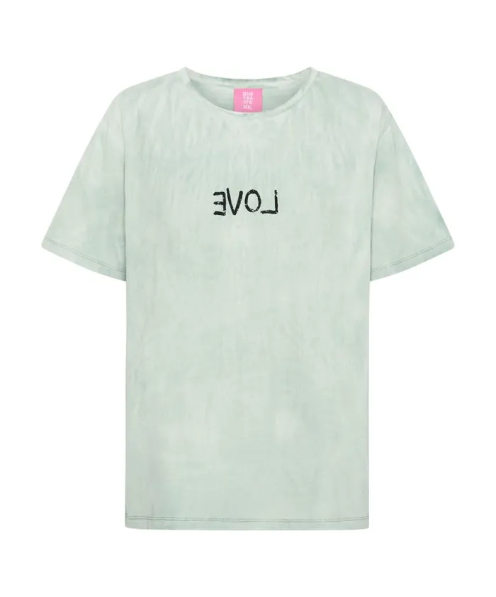Women One Teaspoon Tees and Tanks LOVE STAINED CREW TEE Women One Teaspoon Tees and Tanks LOVE STAINED CREW TEE