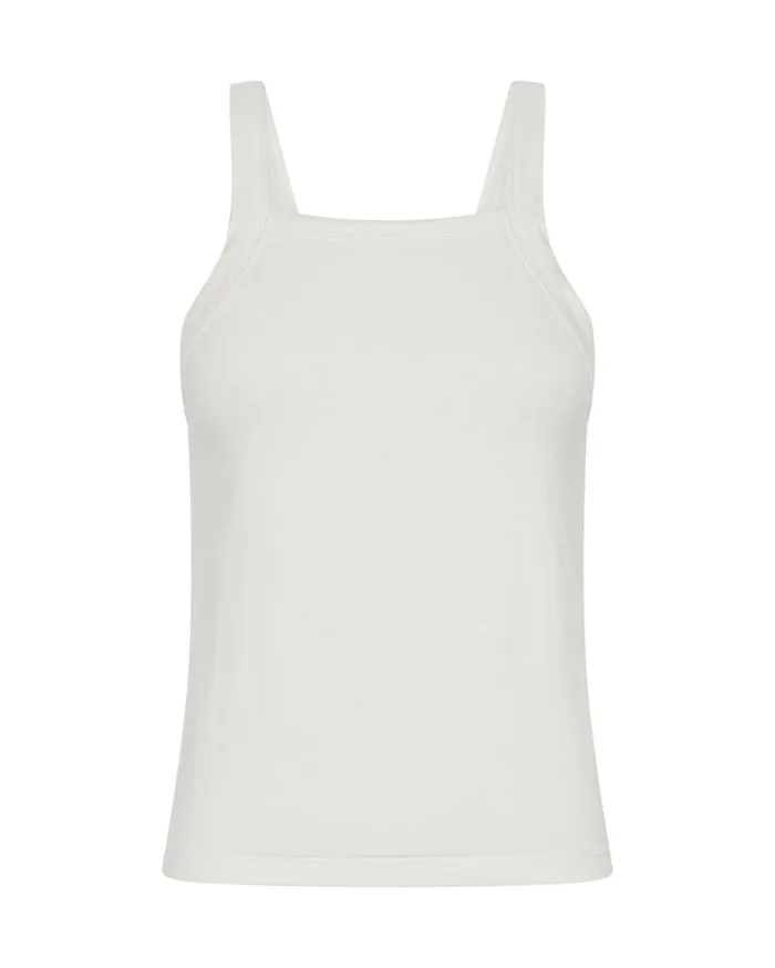 Women One Teaspoon Tees and Tanks MIAMI BAMBOO LOGO TANK WHITE Women One Teaspoon Tees and Tanks MIAMI BAMBOO LOGO TANK WHITE