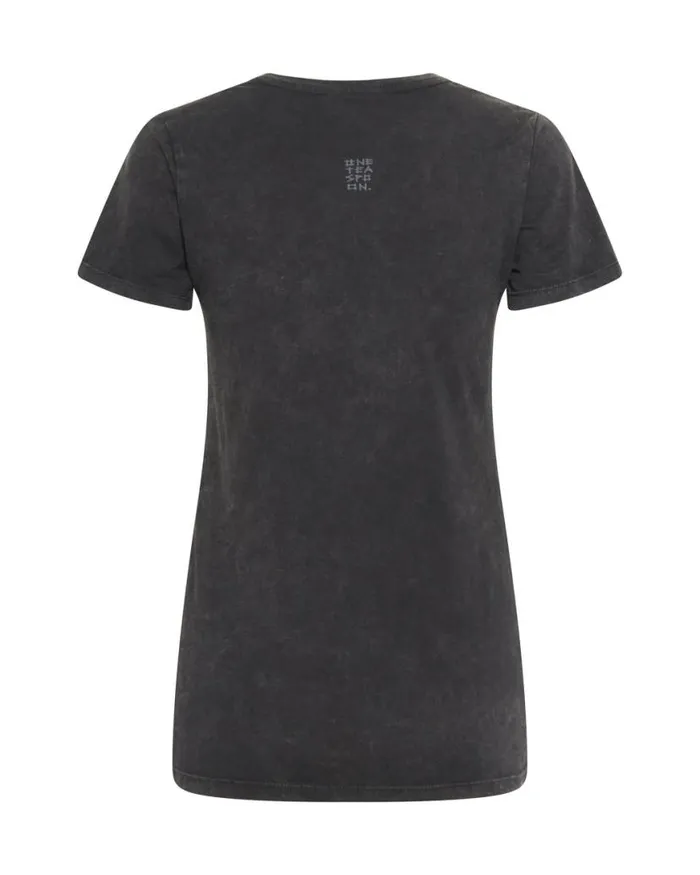 Women One Teaspoon Tees and Tanks ONE TEASPOON ORGANIC FITTED LOGO TEE BLACK Women One Teaspoon Tees and Tanks ONE TEASPOON ORGANIC FITTED LOGO TEE BLACK