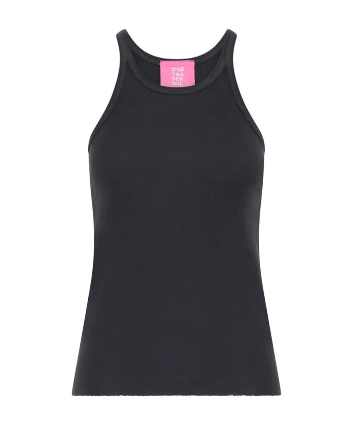 Women One Teaspoon Tees and Tanks ONETEASPOON FINE RIB SINGLET Women One Teaspoon Tees and Tanks ONETEASPOON FINE RIB SINGLET
