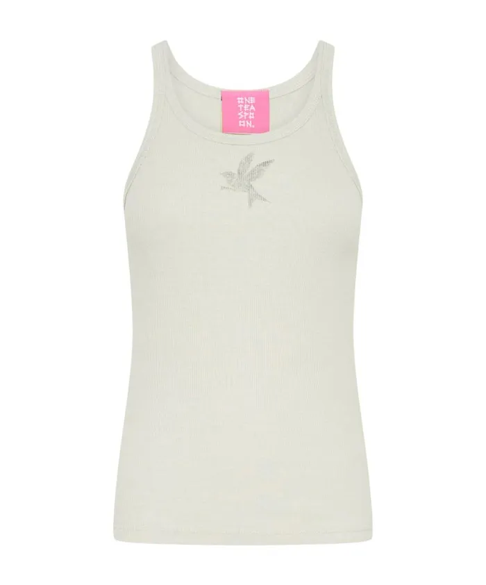 Women One Teaspoon Tees and Tanks ONETEASPOON RIB SINGLET Women One Teaspoon Tees and Tanks ONETEASPOON RIB SINGLET