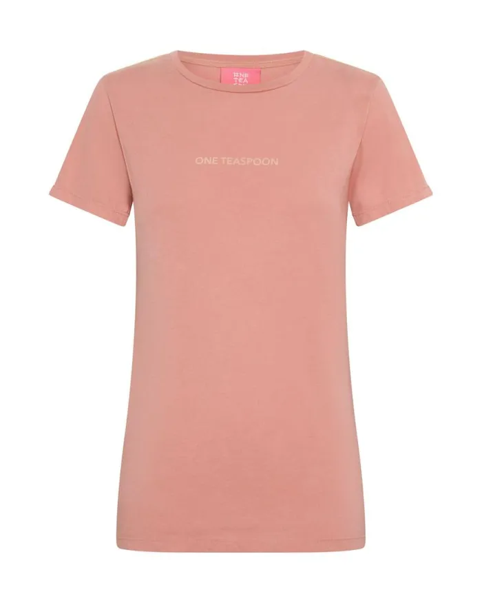 Women One Teaspoon Tees and Tanks ORGANIC LOGO FITTED TEE Women One Teaspoon Tees and Tanks ORGANIC LOGO FITTED TEE