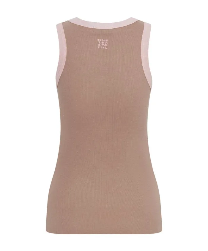 Women One Teaspoon Tees and Tanks OTS 2 TONE EQUIPMENT TANK Women One Teaspoon Tees and Tanks OTS 2 TONE EQUIPMENT TANK
